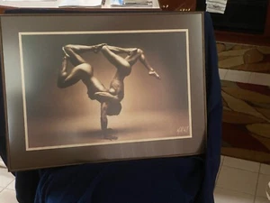 Gerahmtes Bild Cirque du Soleil - Balancier Akt Mann&Frau - Bild 1 von 2