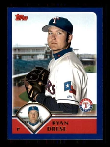 2003 Baseball Topps Ryan Drese Texas Rangers #602 - Picture 1 of 2
