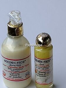 Golden Face Beauty Lightening Body Milk & Lightening Serum Set