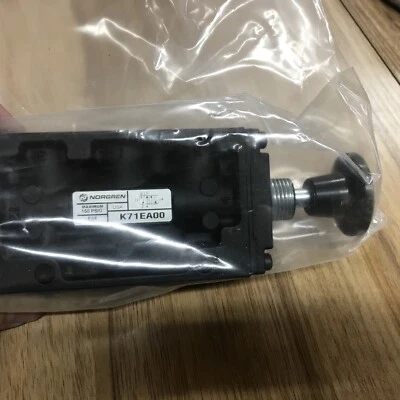 Nueva válvula de control de aire Norgren K71EA00 con mango de cabeza de hongo negra KB0 KC0 J08 Foto 1 de 4