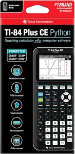 Texas Instruments TI-84 Plus Graphing Calculator - Black - PYTHON *Damaged Box* - Picture 1 of 2
