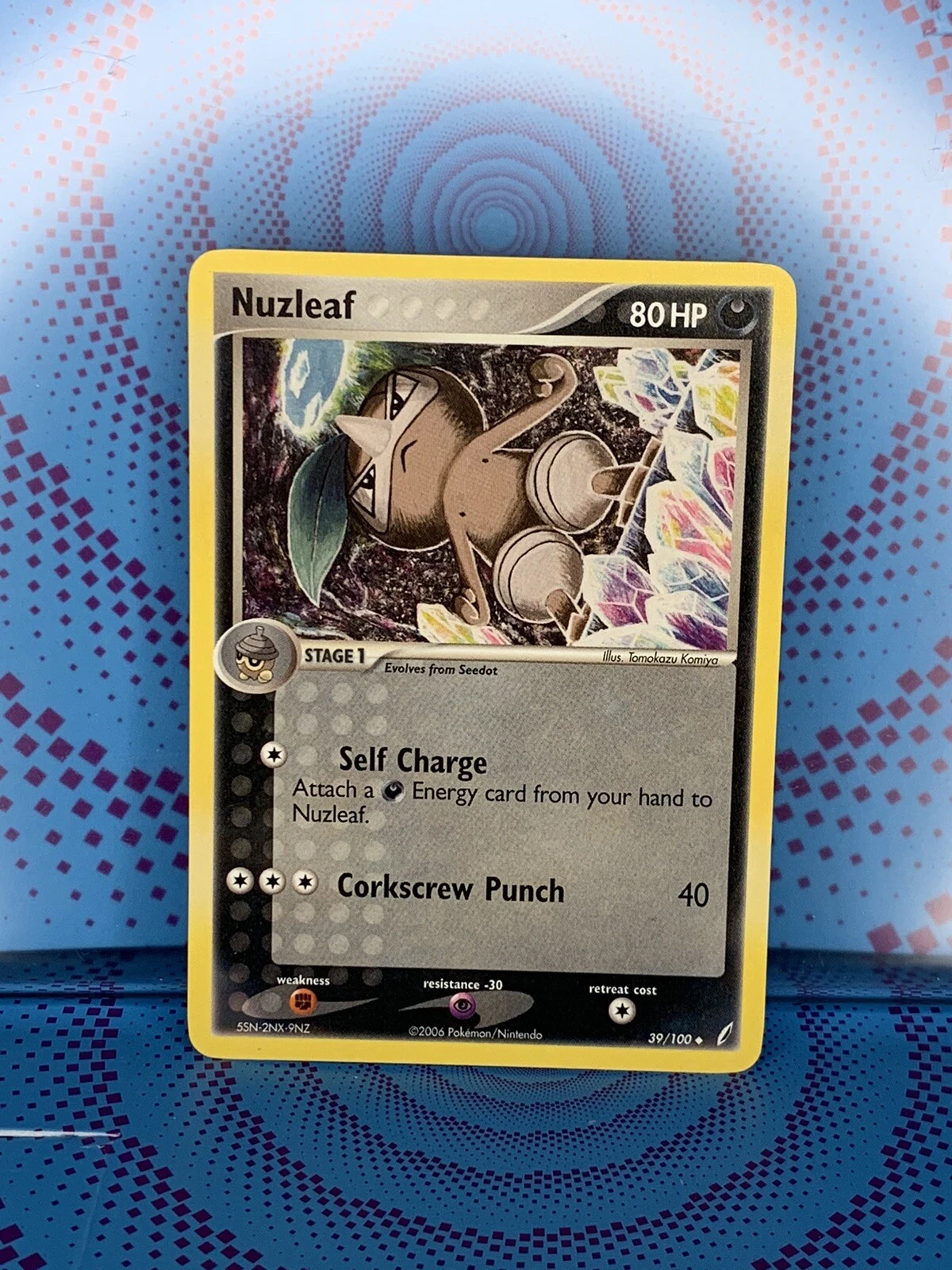 Nuzleaf 39/100 EX Crystal Guardians Regular 2006 Pokemon Card NM 🔥🔥🔥