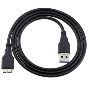 SuperSpeed USB 3.0 Micro B Hard Drive Cable For Seagate WD Toshiba PC Camera HOT - Picture 1 of 12