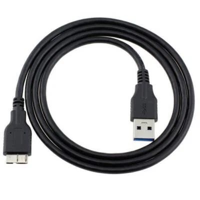 SuperSpeed USB 3.0 Micro B Hard Drive Cable For Seagate WD Toshiba PC Camera HOT - Image 1 of 4