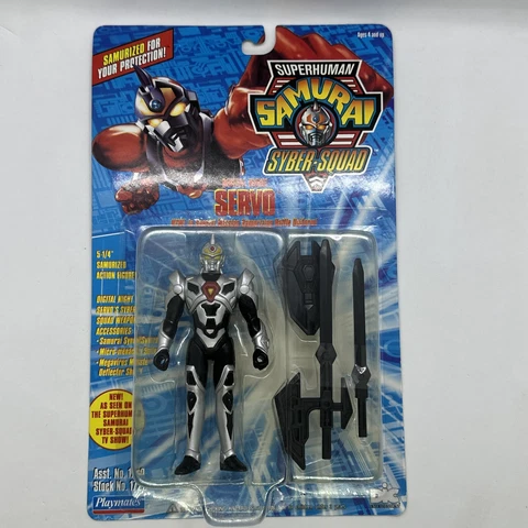 Digital Night Servo (Samurai Syber Squad, Playmates) 1994 Superhuman New Cover
