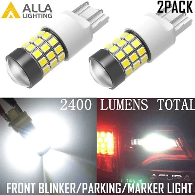 Allá Lighting 39-LED 7443 intermitente de señal de giro/bombillas de estacionamiento lámparas blanco Foto 1 de 4