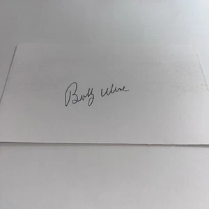 Scheda indice 3x5 firmata Bobby Wine 1960 Philadelphia Phillies - Foto 1 di 1