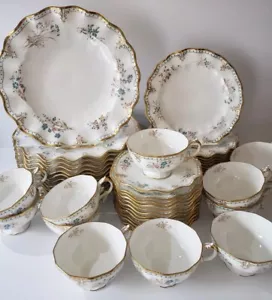 ROYAL CROWN DERBY Normandie Set Of 60 Pcs Service for 12 Bone China A1144 XXIX - Picture 1 of 24