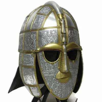 VENTA DE FIN DE SEMANA Casco Vikingo Sutton Hoo Siglo VII Anglosajón Pre Vikingo Casco Foto 1 de 4