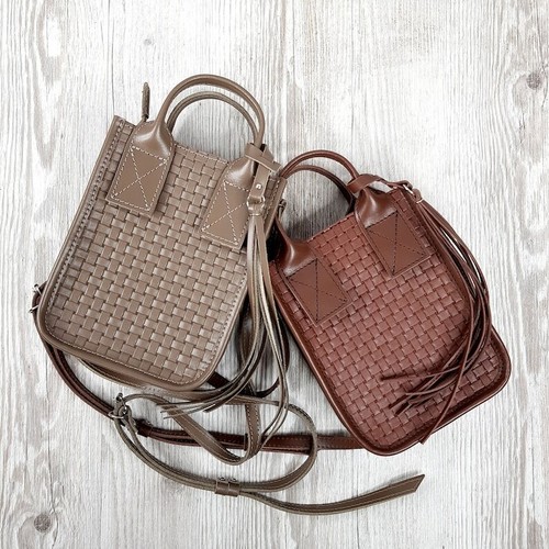 COACH Borsa a mano donna in VERA PELLE fatta a mano tracolla marrone tracolla