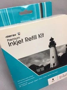 Merax Premium Inkjet Refill Kit Black Ink HP Canon Lexmark Epson Xerox Sharp NIP - Picture 1 of 1