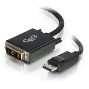 54329 C2G 6ft DisplayPort to DVI Adapter Cable - M/M - DisplayPort/DVI-D NEW!~ - Picture 1 of 5