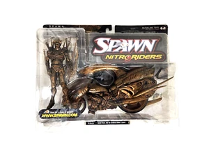 AFTERBURNER Action Figure & Motorcycle SPAWN Nitro Riders McFarlane Toys 1999 - Picture 1 of 6