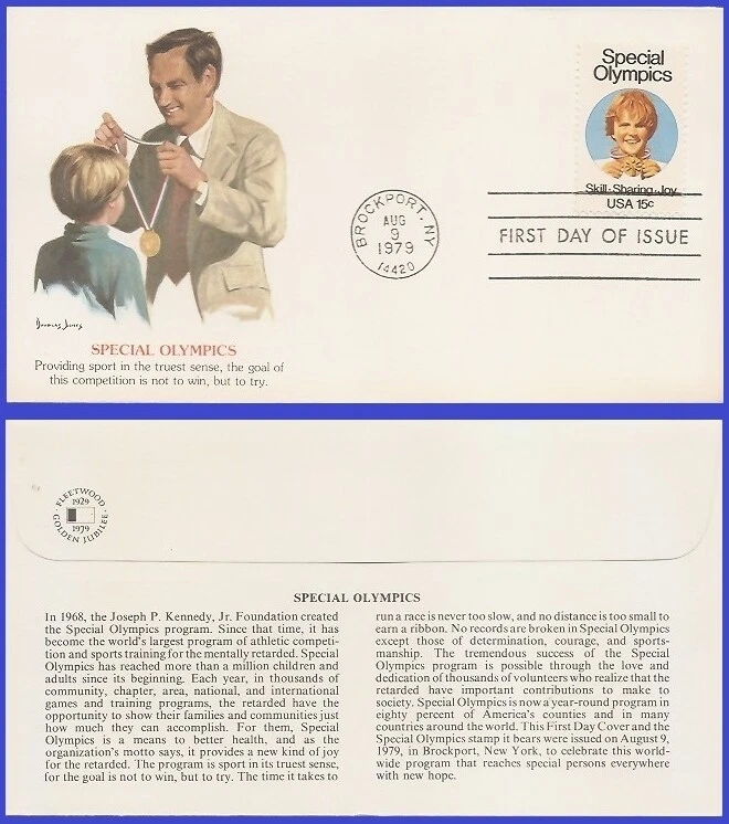 USA4 #1788 U/A FLEETWOOD FDC   Special Olympics - Image 1 of 1