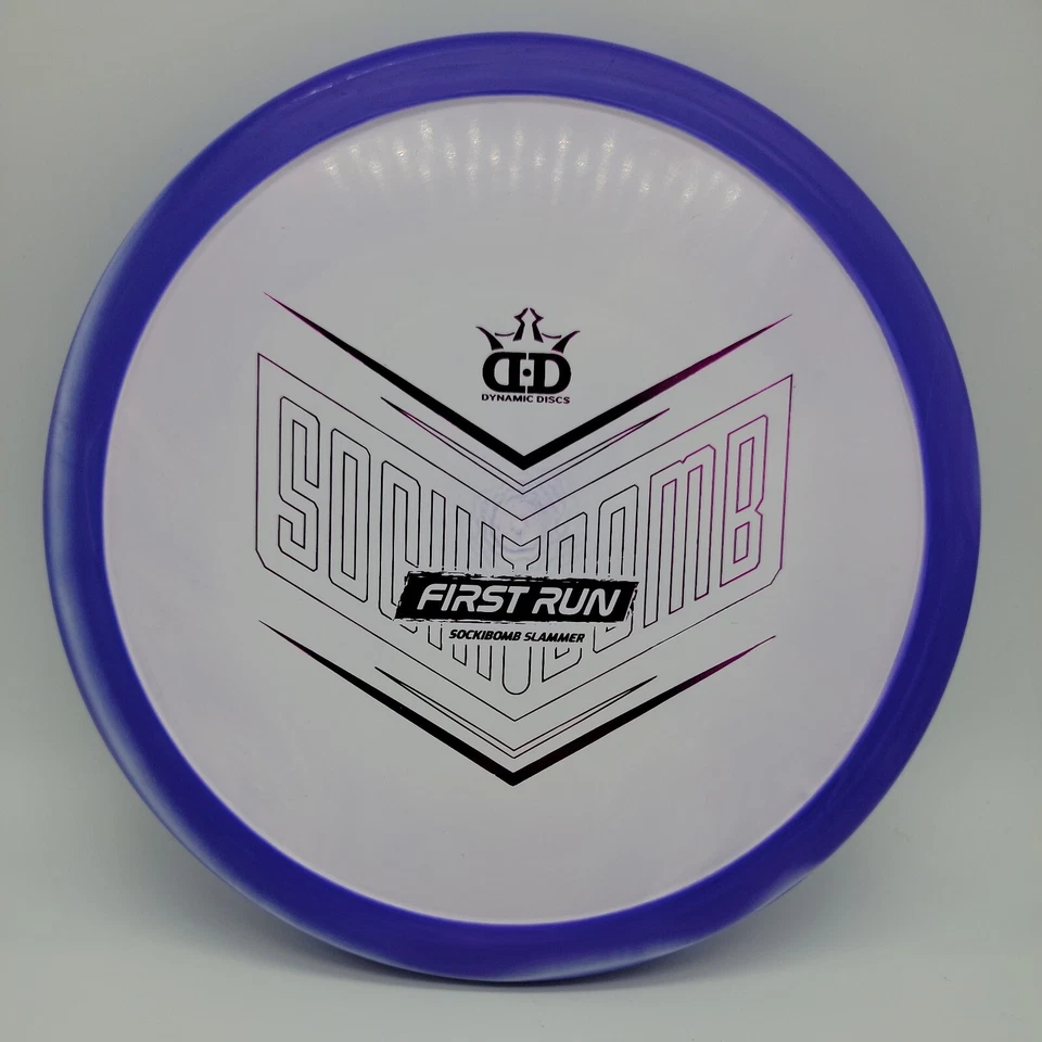 Dynamic Discs First Run Orbit Sockibomb Slammer (Ricky Wysocki) Purpl/Laven 174g - Image 1 of 3