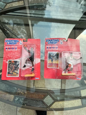 Figuras de la NBA 1997 alineación inicial - Latrell Sprewell y Tim Hardaway - nuevas selladas Foto 1 de 4