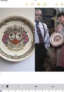 Only Fools And Horses Charles And Diana Wedding Plate - Free Uk Posting - Foto 1 di 9