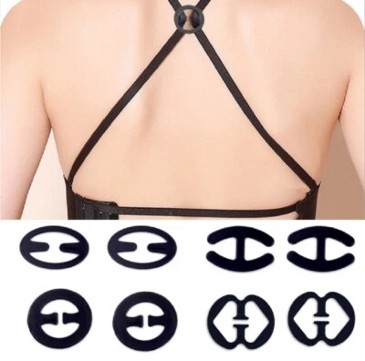 8-Pack Bra Strap Clip Set – Cleavage Control Holder & Strap Concealer Adjuster - Image 1 of 4