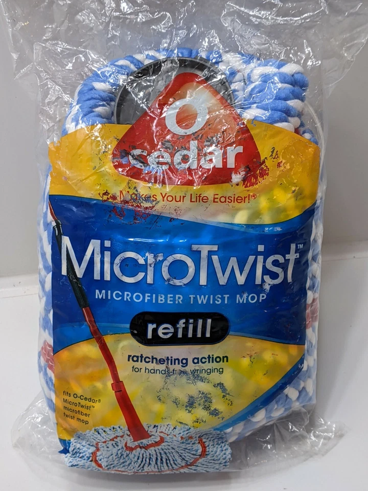2x O-Cedar Microtwist Microfiber Refill MOP Head