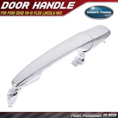 Manija de puerta exterior cromada delantera derecha o trasera para Ford Edge Flex Lincoln MKX Foto 1 de 4