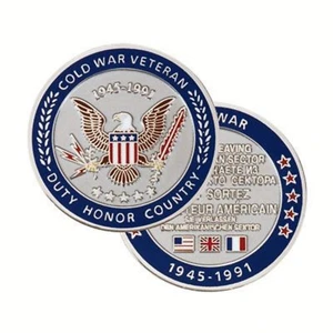 MONEDA DE DESAFÍO VETERANO DE LA GUERRA FRÍA 1945-1991 - Imagen 1 de 3