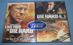 Live Free or Die Hard DVD & Die Hard 4.1 Beyond the Action DVD .. New - Picture 1 of 2