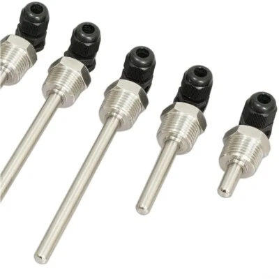 6mm TAUCHHÜLSE 1/2 " 30 bis 300 mm Temperaturfühler Sensor schutzrohr Edelstahl - Bild 1 von 4