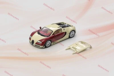 Mortal 1:64 Bugatti Veyron Super Sport Diecast Toys Car Models Gifts Collection - Photo 1/4