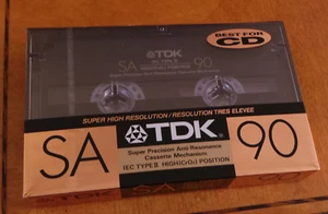 TDK 90 IEC Type II Cassette Tape High (CrO2) Position Unopened, Sealed - Picture 1 of 3