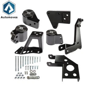 K-Series Engine Mounts Black For Civic 92-95 EG K20 K24 K-Series DC2 EG6 DC - Foto 1 di 9