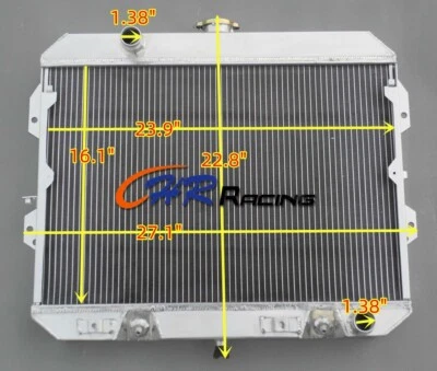 Radiador de aluminio de 3 filas para Nissan Datsun 280ZX 1981-1983 2,8 L I6 1982 Foto 1 de 4