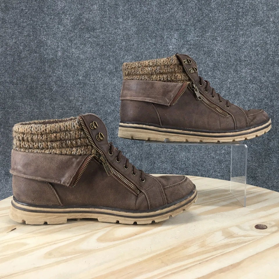 Botas de Montaña Cliffs by White para Mujer 11M Marrón Kearny Con Cordones al Tobillo C253352 Foto 1 de 4