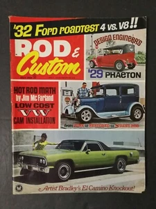 Rod & Custom Magazine July 1968 Artist Bradley El Camino - Volksrd Project   223 - Picture 1 of 2