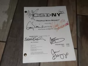 Gary Sinise AND MORE "CSI: NY" AUTOGRAPH Signed Full 'People With Money' Script - Picture 1 of 12