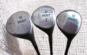 Merit Ladies 205 (1-3-5) 3 Pc Wood Set RIGHT-HAND ~ Ladies Flex Graphite Shafts - Picture 1 of 8
