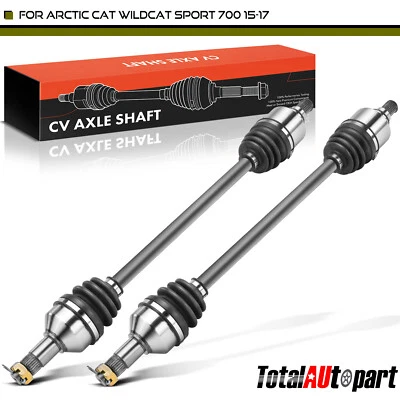 2x CV Axle Assy for Arctic Cat Wildcat Sport 700 Textron Off Road 4x4 Front L&R - Image 1 of 4