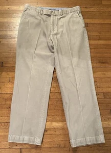 Ralph Lauren Polo Golf Pantaloni in velluto a coste Flat Front Tan Vestibilità Classica Tg 36x32. - Foto 1 di 5