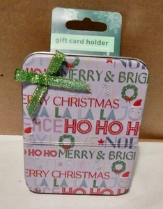 Tarjeteros de regalo de Navidad lata de metal que elijas tipo por grupo de diseño nuevo en caja 272C - Imagen 1 de 8