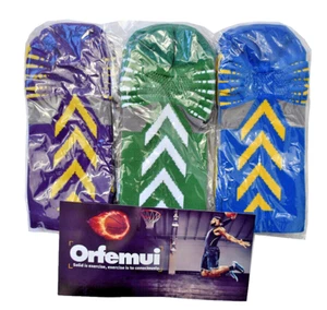 Orfemui 6-PK Men's Elite Sport Cushion Pro Basketball Compression Socks, NEW - Picture 1 of 5