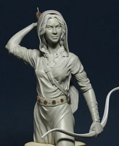 1/10 BÜSTE Resin Figur Modellbausatz Sexy Girl Bogenschütze Jäger unasssambled unbemalt - Bild 1 von 9