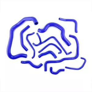 For VW Golf MK5 2.0 TDI AZV BKD BMM BMN Blue Silicone Radiator Heater Hose Kit - Picture 1 of 15