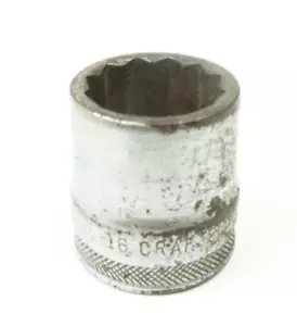 Craftsman BE 15/16" 12 Pt Chrome Socket 1/2" Drive VTG Block Letters - Picture 1 of 3