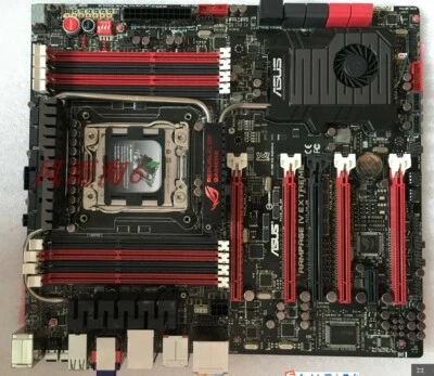 Asus RAMPAGE IV EXTREME ROG R4E Desktop Board, LGA 2011 Intel X79 Motherboard - Image 1 of 3