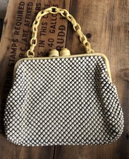 1930’s Vintage Alumesh Whiting & Davis Co Bags