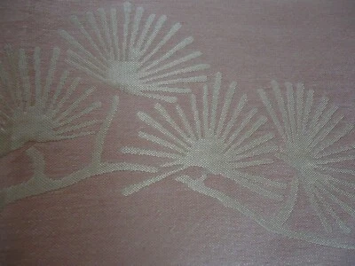 Designer Fabric Sample BEACON HILL Woods Creek 36x26" Rayon Asian Floral Pink B2 - Image 1 of 4