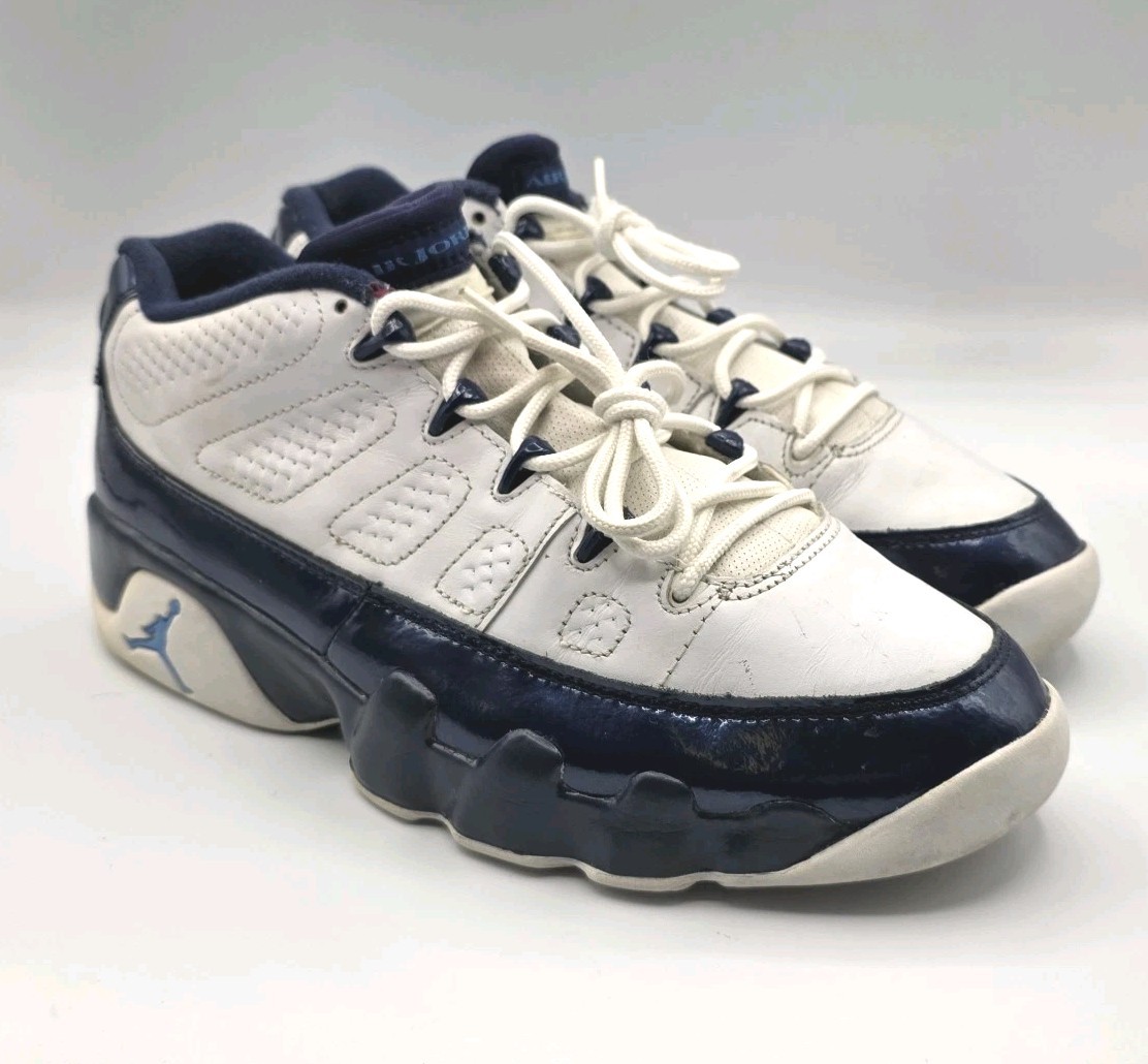Air Jordan 9 ホワイト/ネイビー AIR JORDAN 9 IX RETRO HI BASKETBALL SNEAKERS WHITE/PEARL
