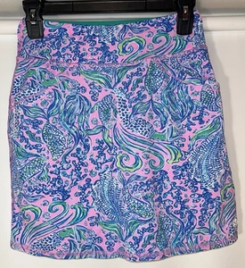Lilly Pulitzer Women's Size XXS Luxletic Maryana Skort Lilac Rose We Mermaid It - Picture 1 of 6