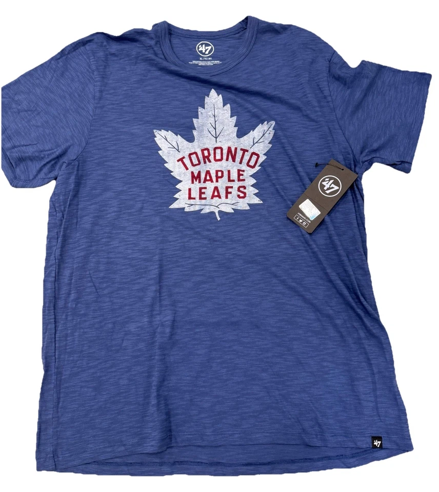 Men's Toronto Maple Leafs NHL Hockey '47 Brand Vintage Blue XXL - New With Tag - Image 1 of 3
