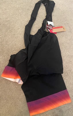 New Specialized Rbx Comp Bike Cycling Bib Short Womens Large Orange / Violet - Image 1 of 4