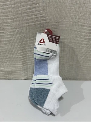 Reebok Woman’s 6 Pack Low Cut Socks New - Imagem 1 de 4